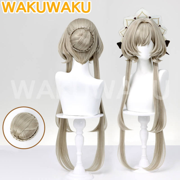 Sandrone Wig Game Genshin Impact WakuWaku Women Hair Halloween High Heat Wig