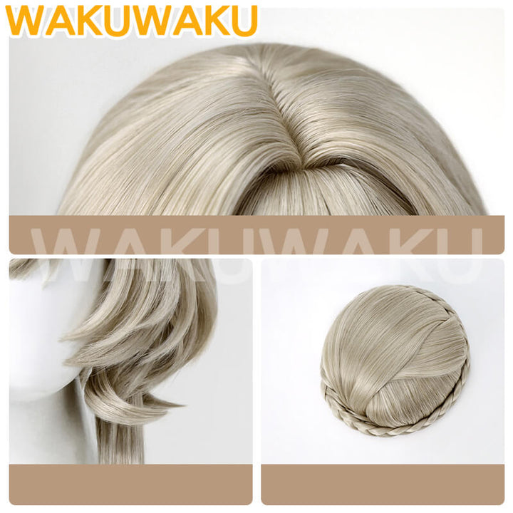 Sandrone Wig Game Genshin Impact WakuWaku Women Hair Halloween High Heat Wig