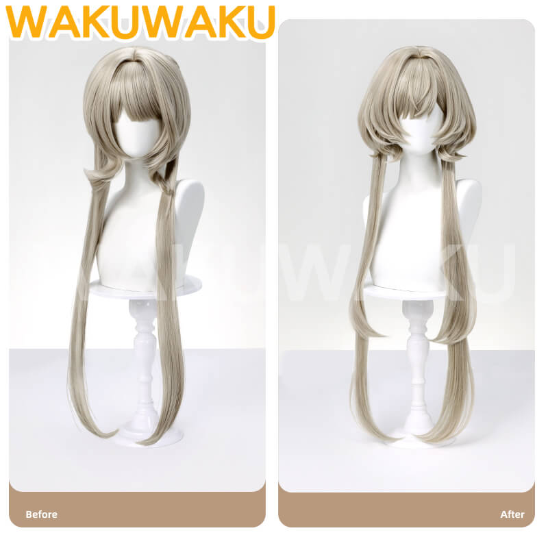 【In Stock】WakuWaku Game Genshin Impact Sandrone Wig Women Hair High Heat Wig