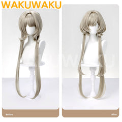 【In Stock】WakuWaku Game Genshin Impact Sandrone Wig Women Hair High Heat Wig