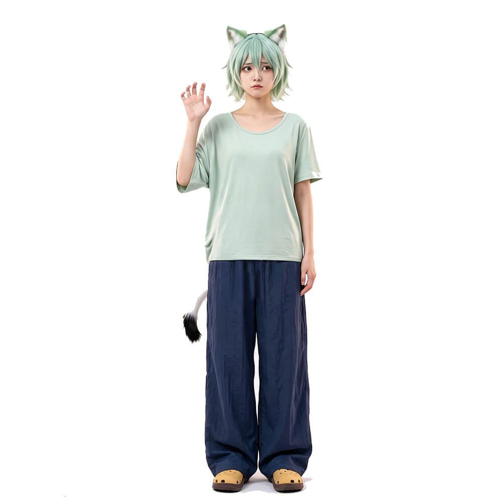 Anime Yani Neko Satou Yaniko Cosplay Costume Daily Suit