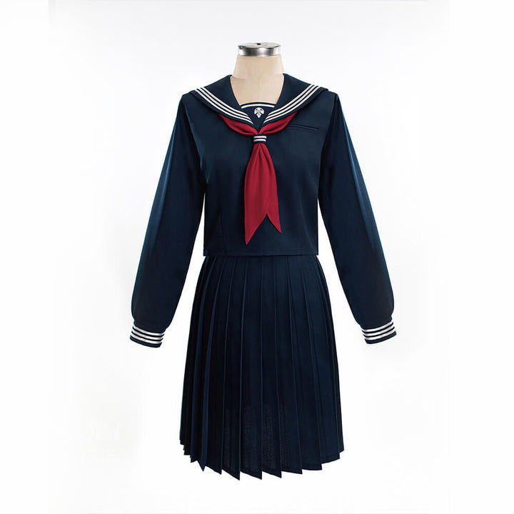 Shimizu Hinako Cosplay Costume Anime WakuWaku-R Women School JK Uniform Dress Hinako Halloween