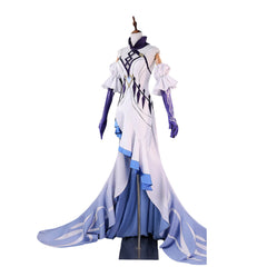 【S-2XL】WakuWaku-N Game Genshin Impact Skirk Fes Cosplay Women Evening Dress