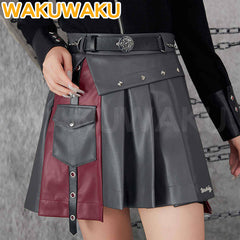 【Official】Wriothesley Cosplay Costume Game Genshin Impact WakuWaku Women Daily Doujin Skirt Causal Wear Wriothesley Christmas