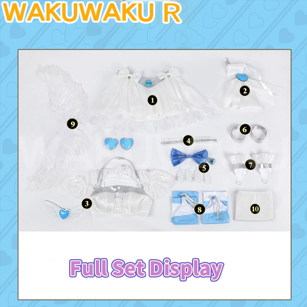 Stocking Panty Cosplay Anime Panty & Stocking with Garterbelt WakuWaku-R Women Stocking Cute Angel Wings