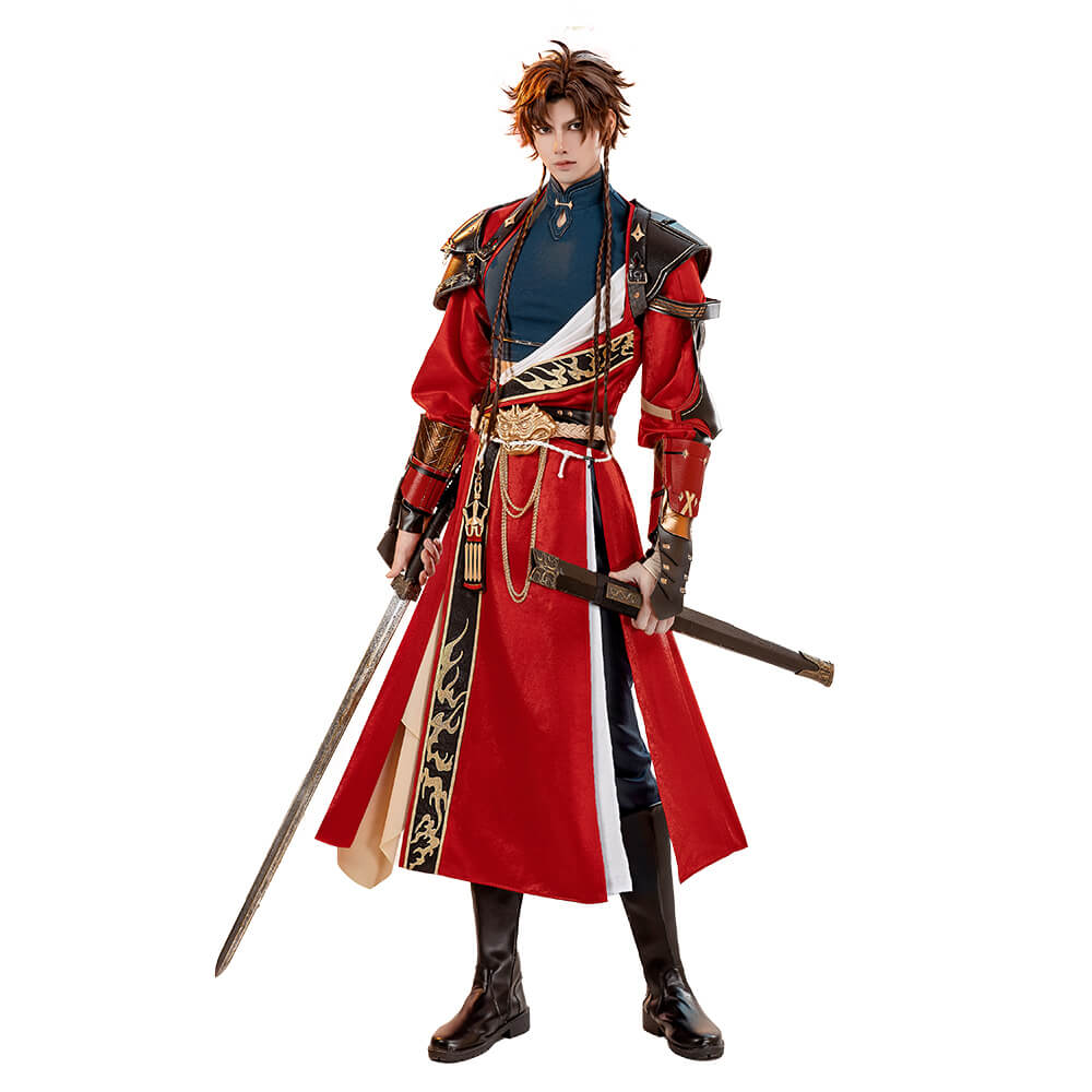 Sun Ce Cosplay Costume Game Ashes of the Kingdom Men General Cosplay