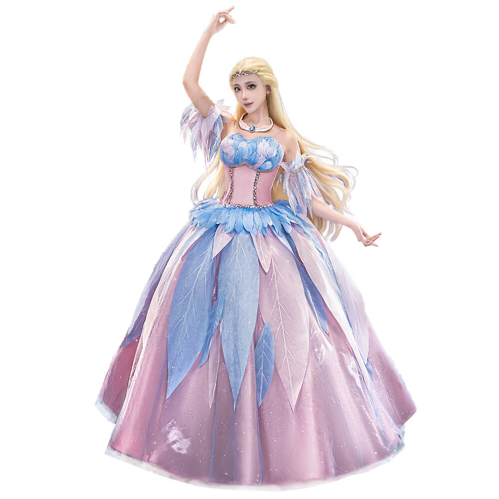 Movie Barbie of Swan Lake Odette Cosplay Costume