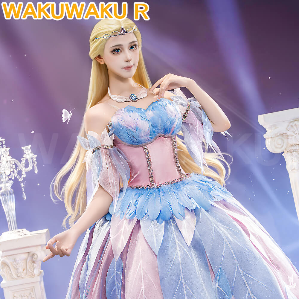 Movie Barbie of Swan Lake Odette Cosplay Costume