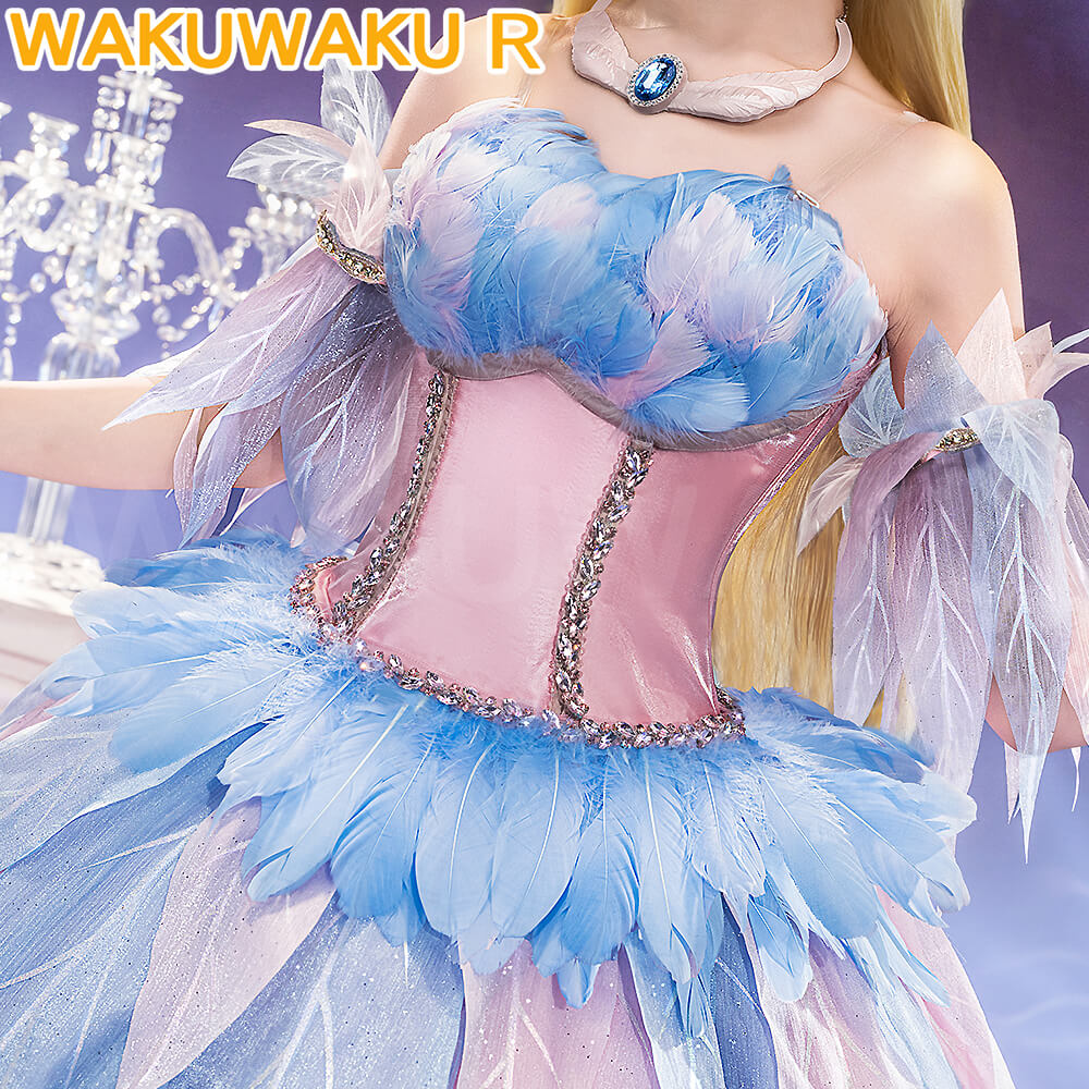 Movie Barbie of Swan Lake Odette Cosplay Costume