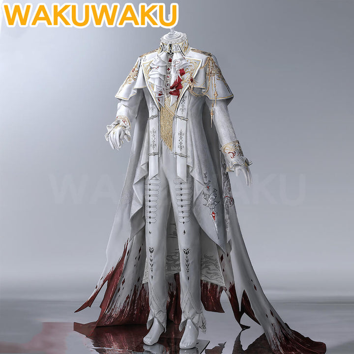 【S-2XL】WakuWaku Game Love and Deepspace Sylus Cosplay Qin Che Silverwings Devil Costume