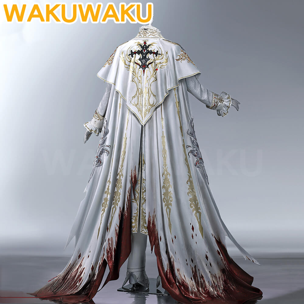【S-2XL】WakuWaku Game Love and Deepspace Sylus Cosplay Qin Che Silverwings Devil Costume
