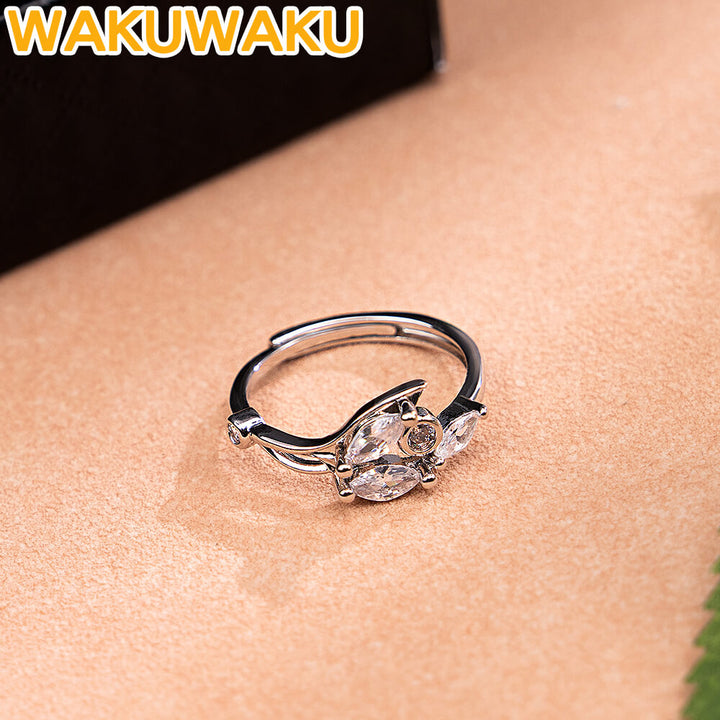 MC Sylus Caleb Rafayel Xavier Zayne Cosplay Props Rings Game Love and Deepspace WakuWaku Bridal Wedding Rings Sylus Halloween