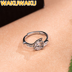 MC Sylus Caleb Rafayel Xavier Zayne Cosplay Props Rings Game Love and Deepspace WakuWaku Bridal Wedding Rings Sylus Halloween