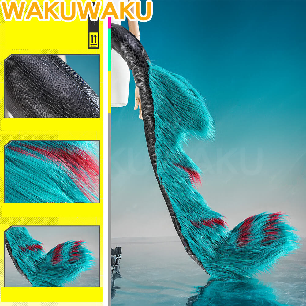 【In Stock】WakuWaku-R Game Arknights:Endfield Zhuang Fangyi Costume Green Tail