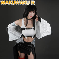 Game Final Fantasy VII Tifa Lockhart Cosplay Costume