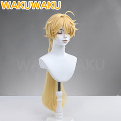 【In Stock】WakuWaku Game Genshin Impact Aether Lumine Traveler Cosplay Wig