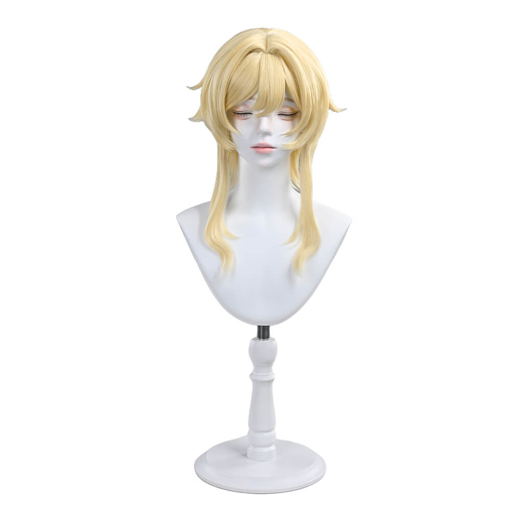 【In Stock】WakuWaku Game Genshin Impact Aether Lumine Traveler Cosplay Wig