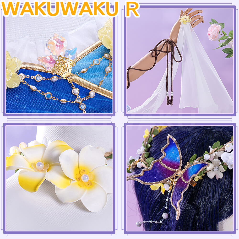 【In Stock】WakuWaku-R Anime LoveLive! Sonoda Umi Costume School Idol Project Cosplay