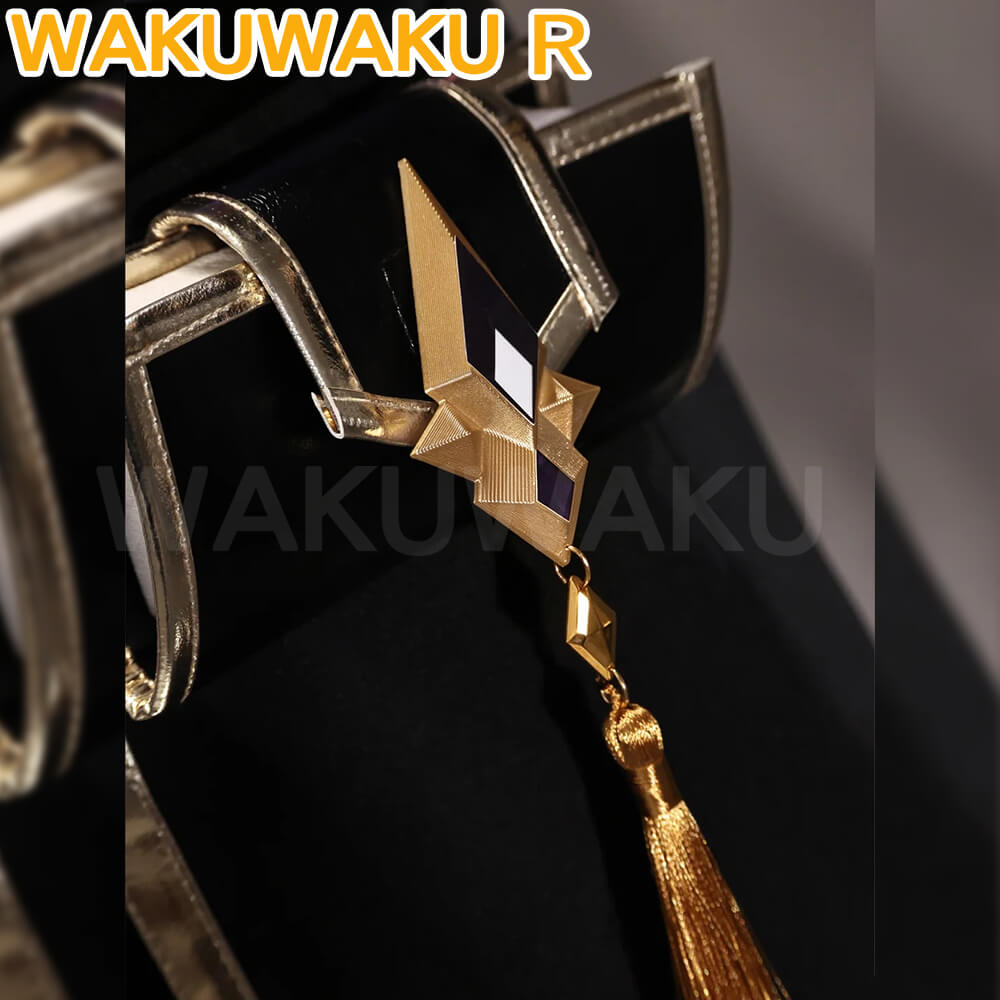 【S-2XL】WakuWaku-R Game Genshin Impact Valeriy Cosplay Men Snezhnaya Military Uniform