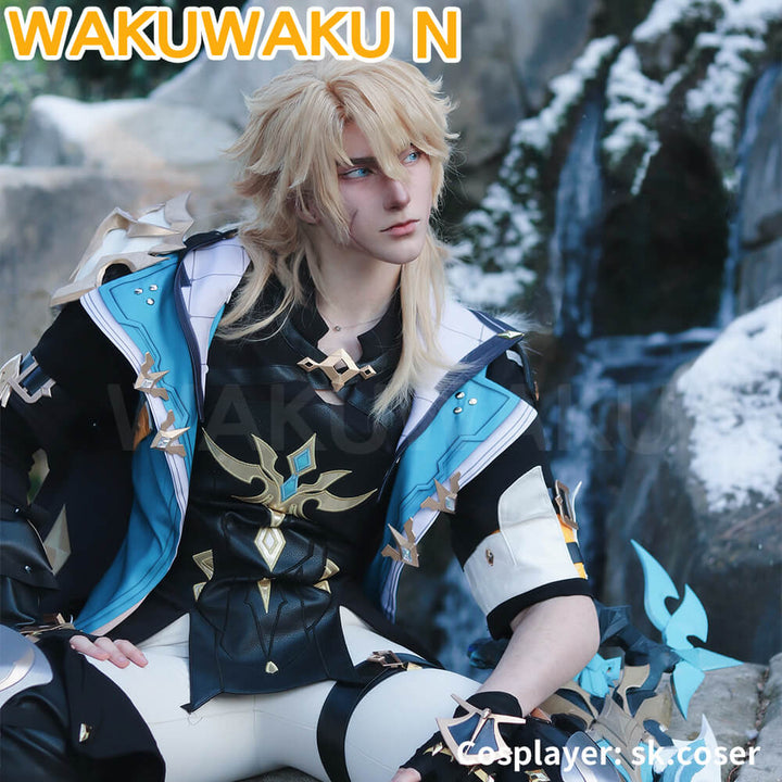 【In Stock】【S-3XL】WakuWaku-N Game Genshin Impact Varka Cosplay Men Varka Mondstadt