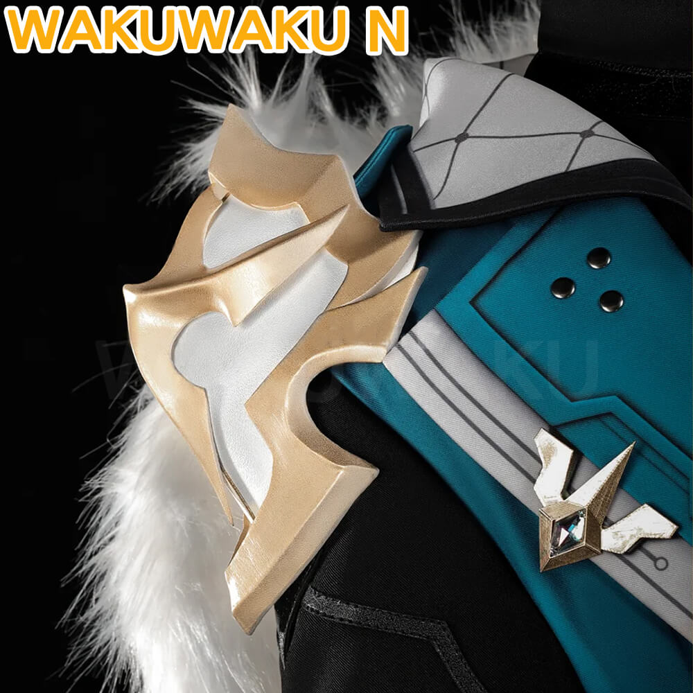 【S-3XL】Varka Cosplay Costume Game Genshin Impact WakuWaku-N Men Varka Mondstadt Christmas Shoes Cover Plus Size