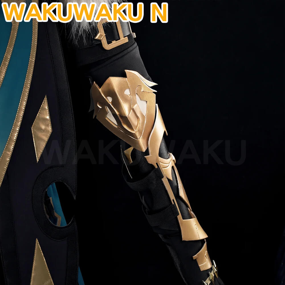 【S-3XL】Varka Cosplay Costume Game Genshin Impact WakuWaku-N Men Varka Mondstadt Christmas Shoes Cover Plus Size