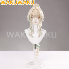 【In Stock】WakuWaku Game Genshin Impact Vesna Cosplay Wig Yellow Hair