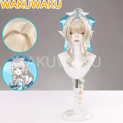 【In Stock】WakuWaku Game Genshin Impact Vesna Cosplay Wig Yellow Hair