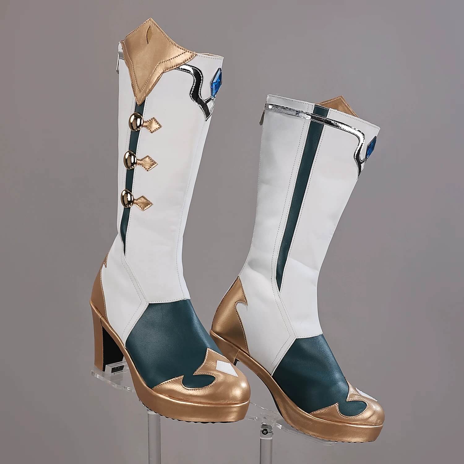 【In Stock】WakuWaku Game Genshin Impact Vesna Cosplay Shoes Snezhnaya