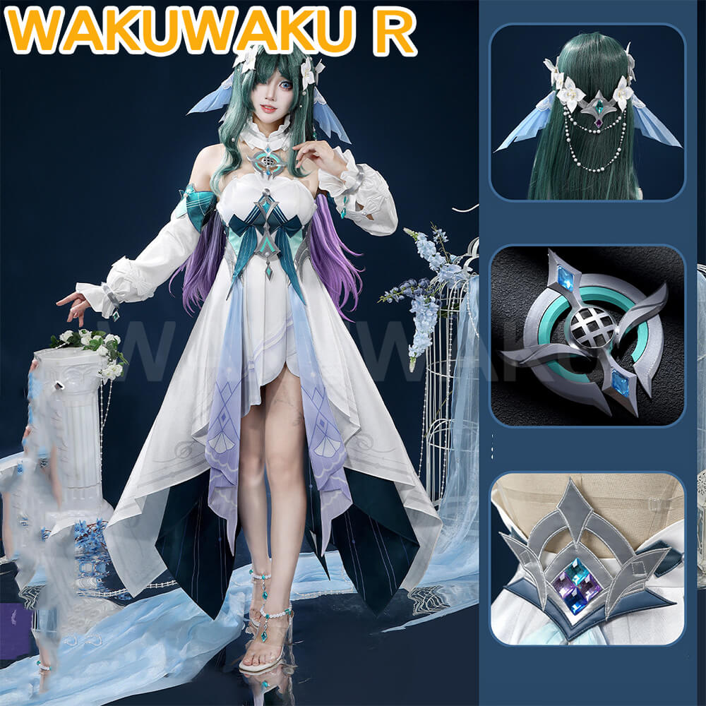 Game Genshin Impact Vodyanitsa Cosplay Costume