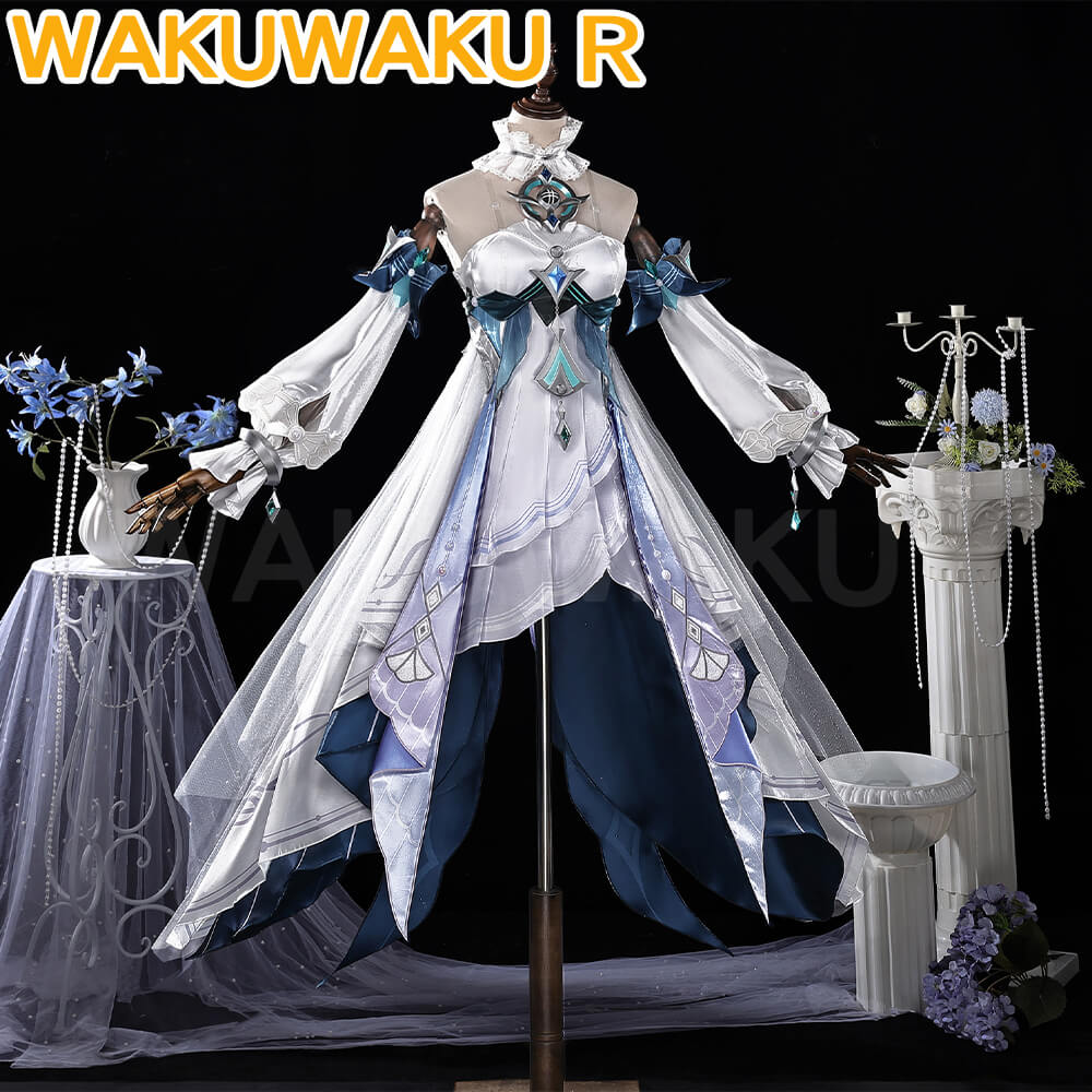 Vodyanitsa Cosplay Costume Game Genshin Impact 