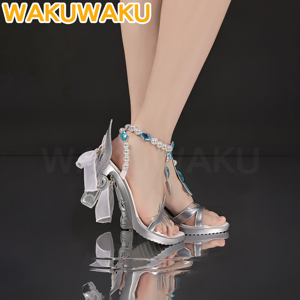 Game Genshin Impact Vodyanitsa Cosplay Shoes