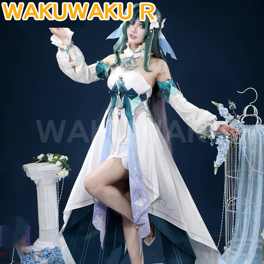 Game Genshin Impact Vodyanitsa Cosplay Costume