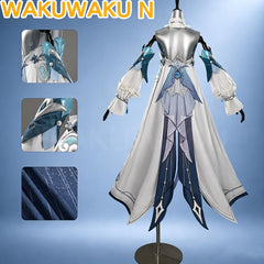 Game Genshin Impact Vodyanitsa Cosplay Costume