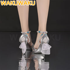Game Genshin Impact Vodyanitsa Cosplay Shoes