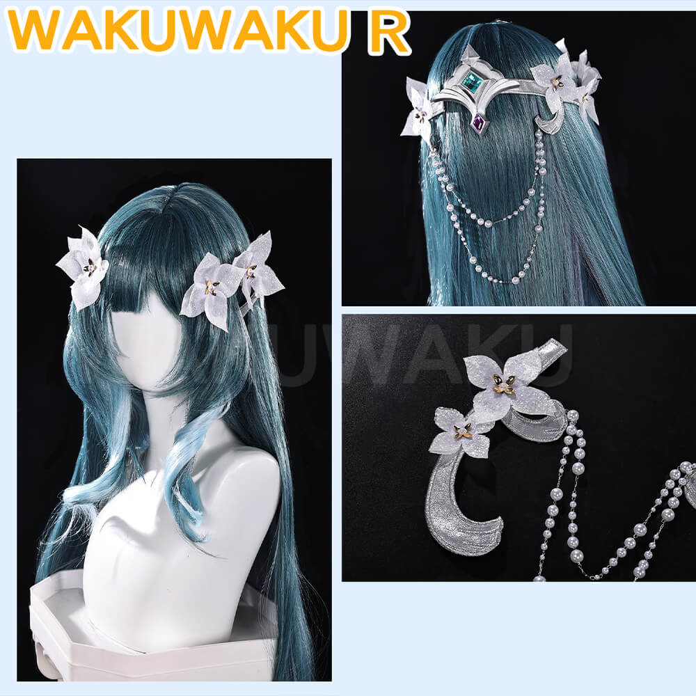 Vodyanitsa Cosplay Costume Game Genshin Impact 