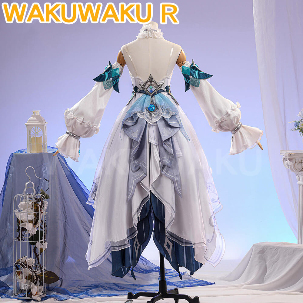 Game Genshin Impact Vodyanitsa Cosplay Costume