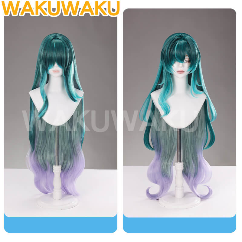 【In Stock】WakuWaku Game Genshin Impact Vodyanitsa Cosplay Wig