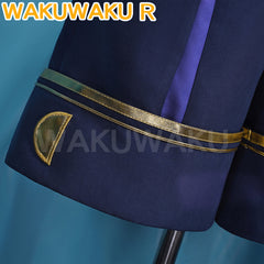 【S-2XL】Game Genshin Impact Wanderer Cosplay Fes Wanderer Scaramouche WakuWaku-R Men Suit