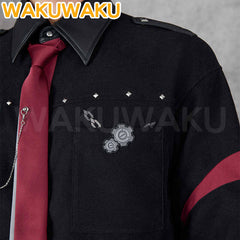 【Official】Wriothesley Cosplay Costume Game Genshin Impact 【XS-3XL】WakuWaku-SR Men Causal Shirt Wriothesley Doujin Christmas