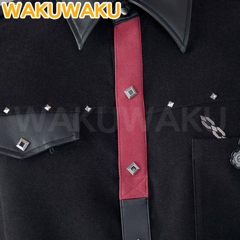 【Official】Wriothesley Cosplay Costume Game Genshin Impact 【XS-3XL】WakuWaku-SR Men Causal Shirt Wriothesley Doujin Christmas
