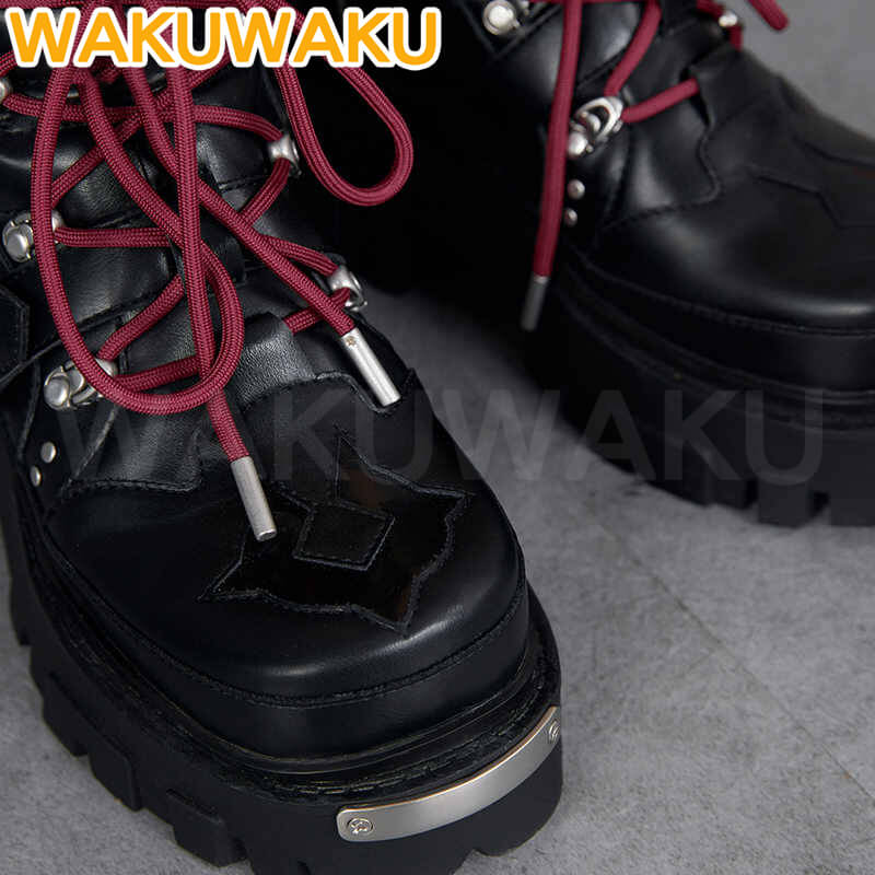 【Official】Wriothesley Cosplay Shoes Game Genshin Impact WakuWaku Men Women Daily Cosplay Boots Wriothesley Doujin Christmas