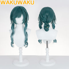 Xaihi Cosplay Wig Arknights Endfield Green 60cm Hair