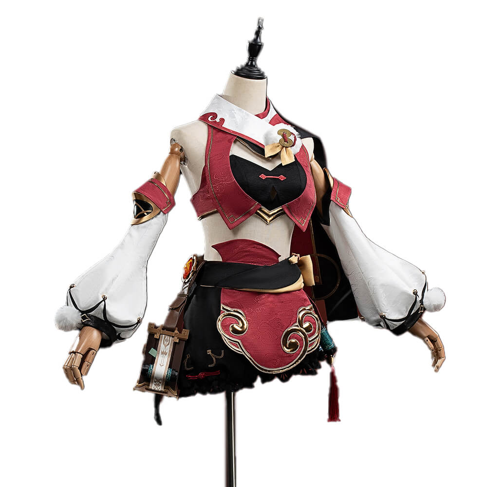 Game Genshin Impact Yanfei Cosplay Costume
