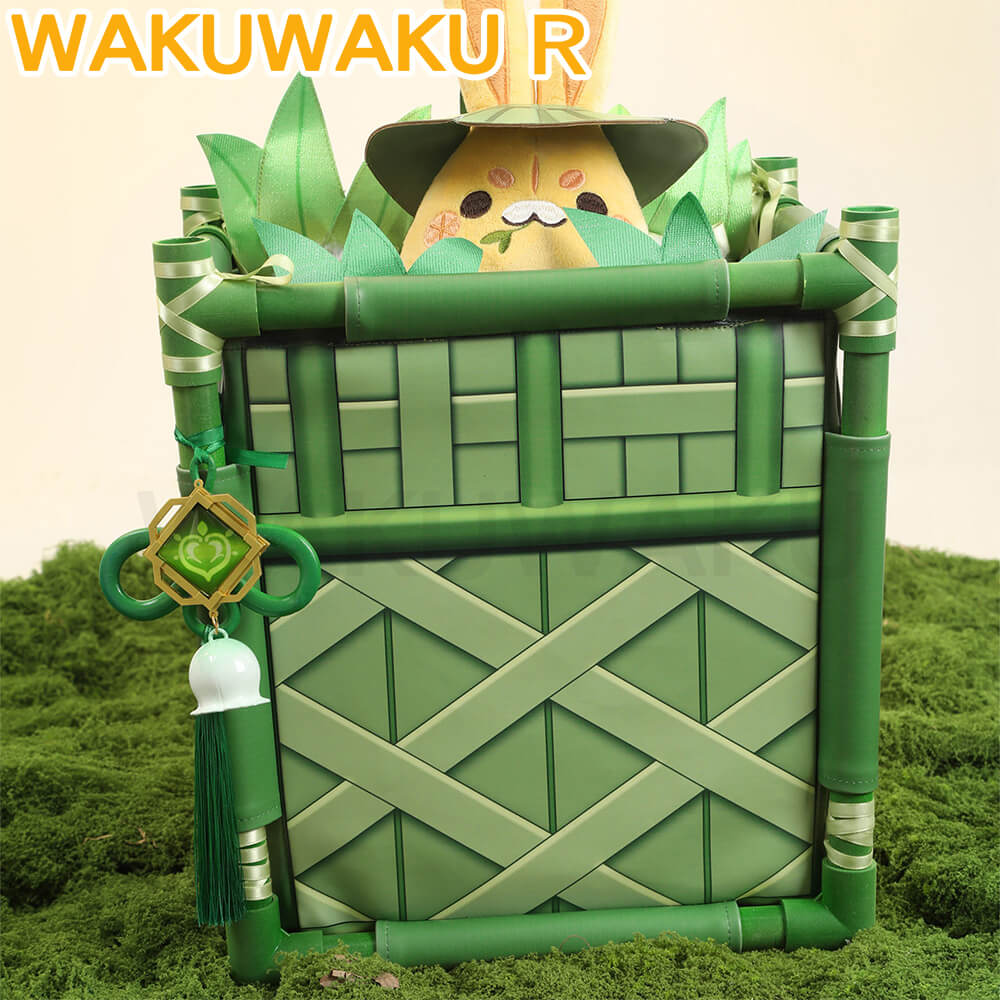 Game Genshin Impact Yaoyao Cosplay Lantern Rite Green Suit