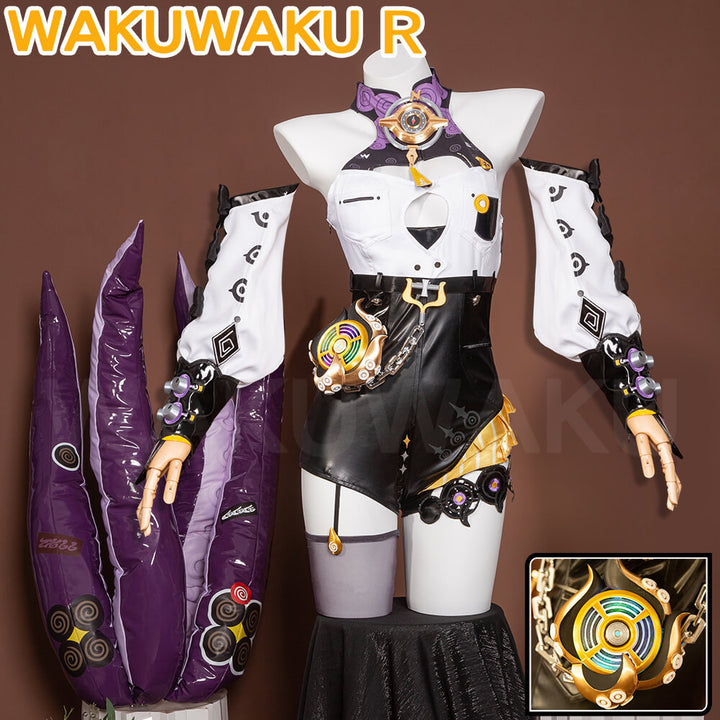 Yidhari Murphy Cosplay Costume Game Zenless Zone Zero WakuWaku-R ZZZ Women Costume Tail Yidhari Cosplay Plus Size