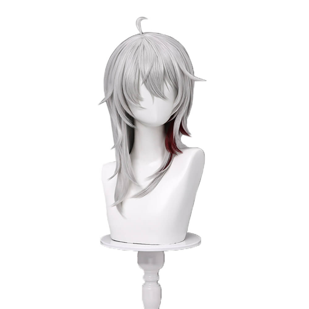 WakuWaku Game Wuthering Waves Zani Cosplay Wig Grey Long Hair