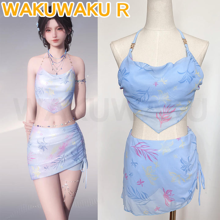 Caleb Zayne Hunter Cosplay Costume Game Love and Deepspace WakuWaku-R Swimsuit Rafayel Sylus Xavier Zayne Caleb Heroine Cosplay