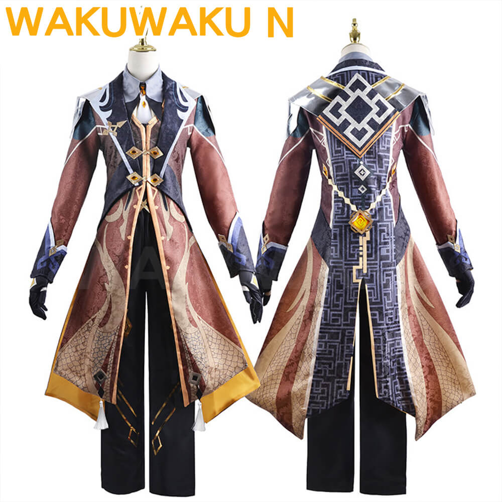 Game Genshin Impact Zhong Li Cosplay Costume