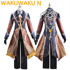 Game Genshin Impact Zhong Li Cosplay Costume